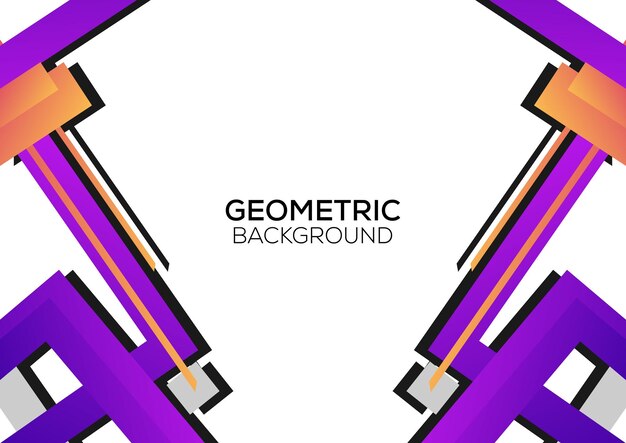 fundo criativo de design geométrico moderno