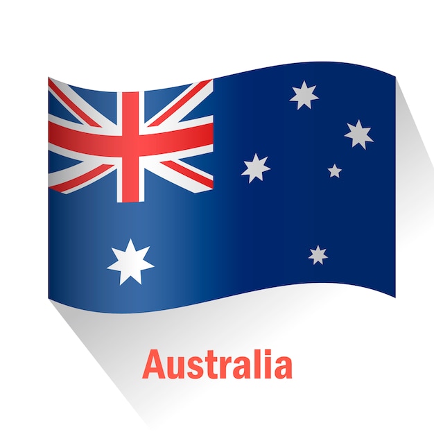 Fundo da bandeira da Austrália