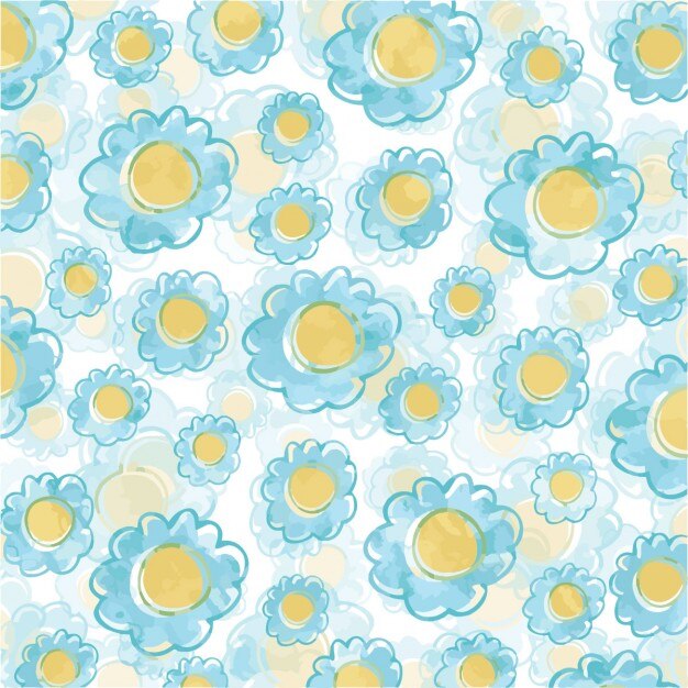 Vetor grátis fundo da flor azul bonita