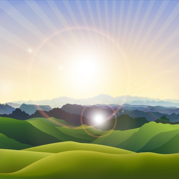 Vetor grátis fundo da paisagem