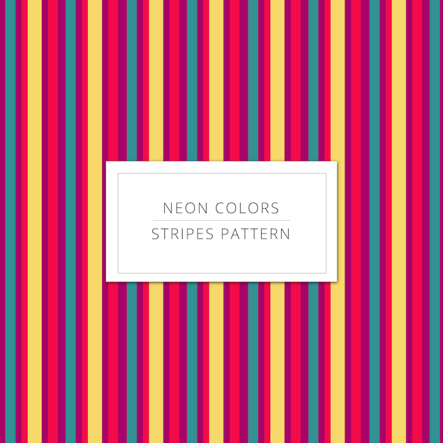 Fundo das listras das cores de néon