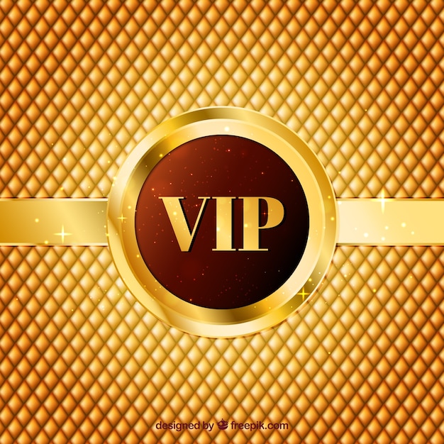 Vetor grátis fundo de almofada vip dourado