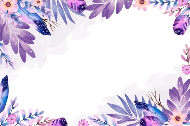 Fundo de aquarela boho