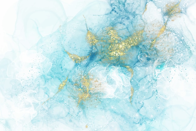 Fundo de aquarela de tinta a álcool