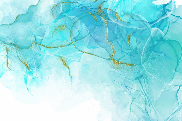 Fundo de aquarela de tinta a álcool