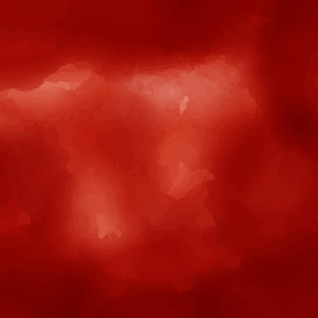 Fundo de aquarela vermelho simples