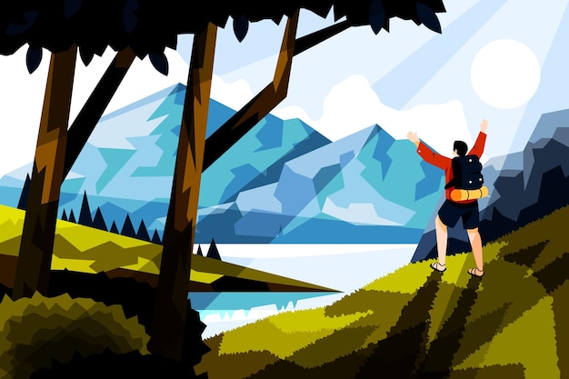 fundo de aventura