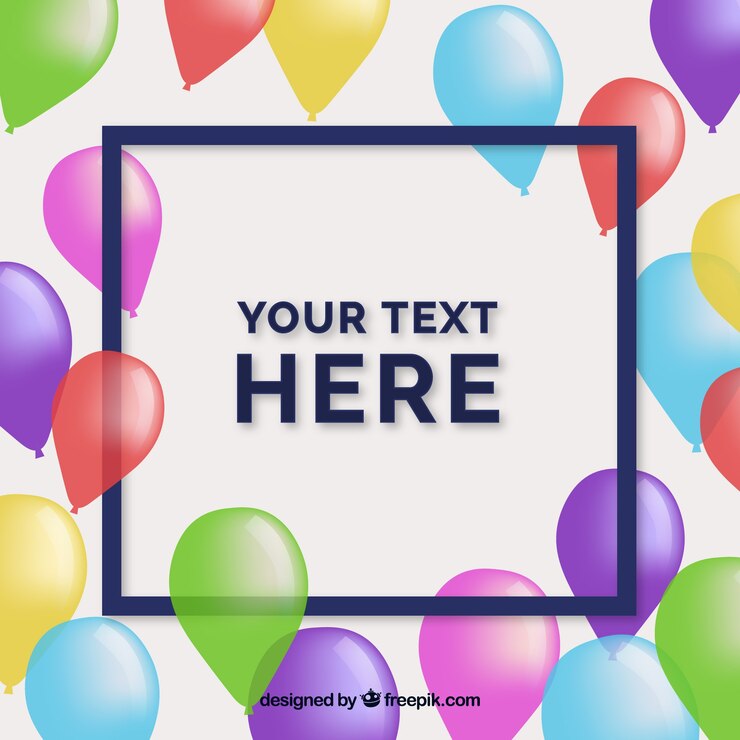 Vetor grátis fundo de balões coloridos para celebrar