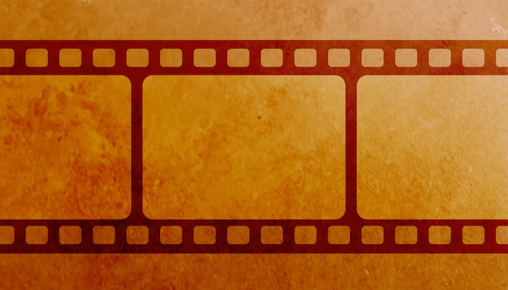 Vetor grátis fundo de bobina de quadro de tira de filme vintage