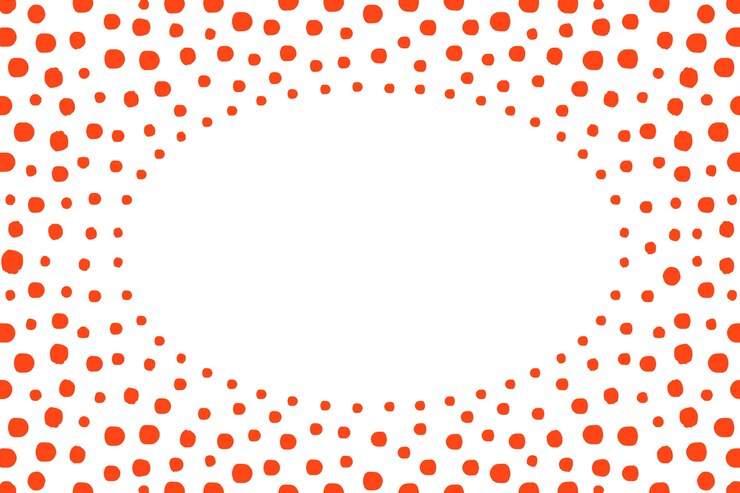 Vetor grátis fundo de bolinhas vermelhas desenhadas à mão
