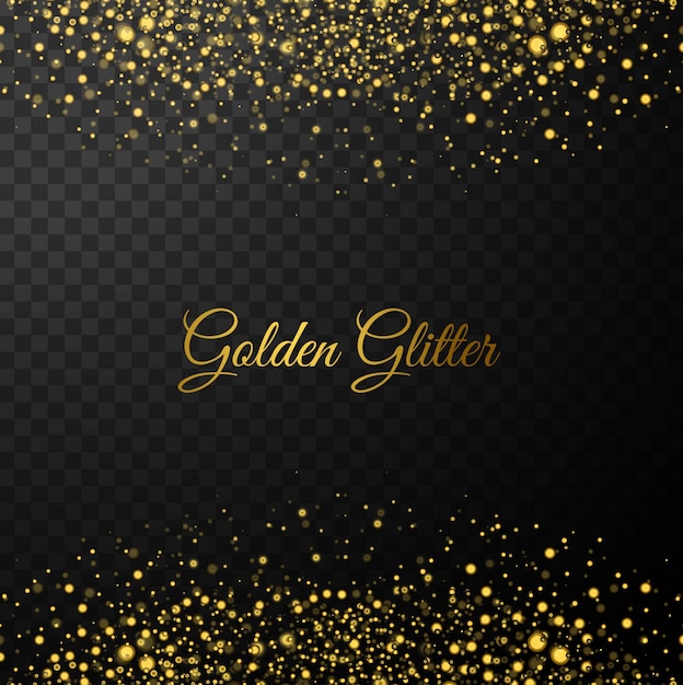 Fundo de brilho dourado