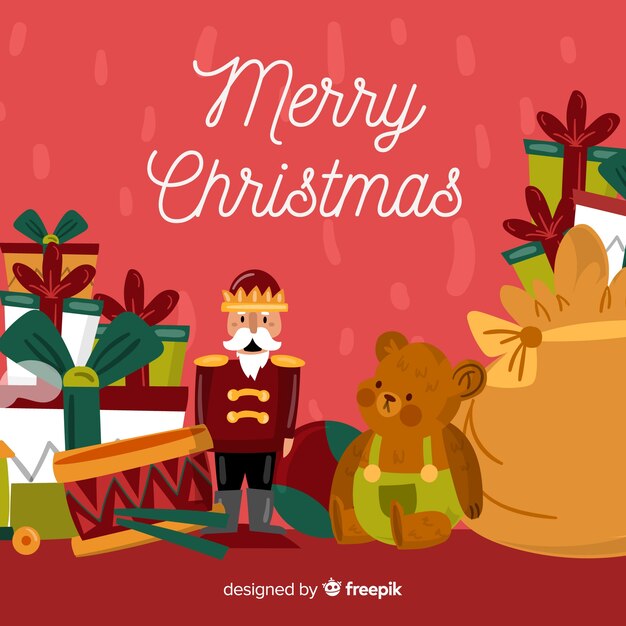 Fundo de brinquedo de Natal