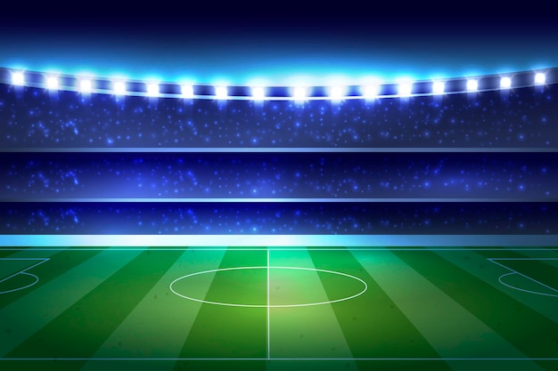 Fundo de campo de futebol em gradiente