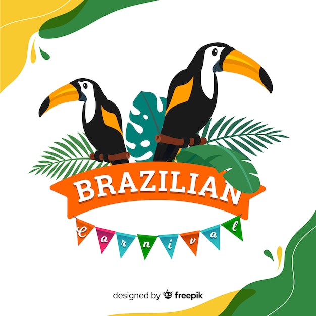 Fundo de carnaval brasileiro