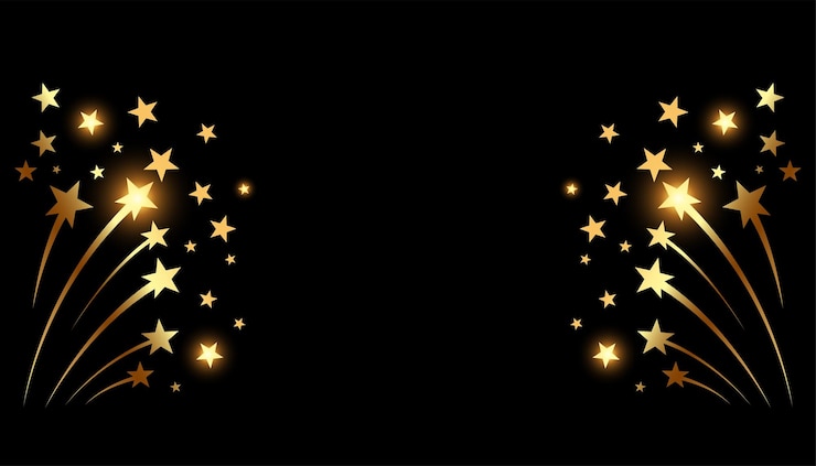 Vetor grátis fundo de celebração de starburst dourado elegante com espaço vazio