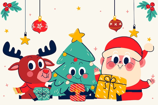 Vetores e ilustrações de Desenho natal para download gratuito