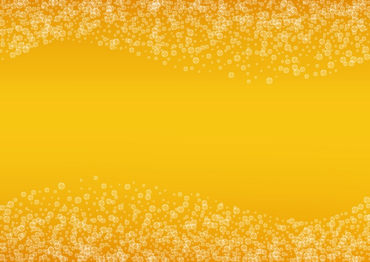 Vetor grátis fundo de cerveja lager com espuma de oktoberfest de respingo de artesanato