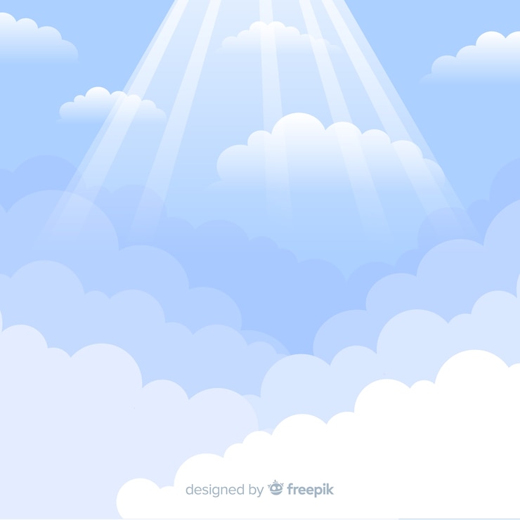 Vetor grátis fundo de céu azul