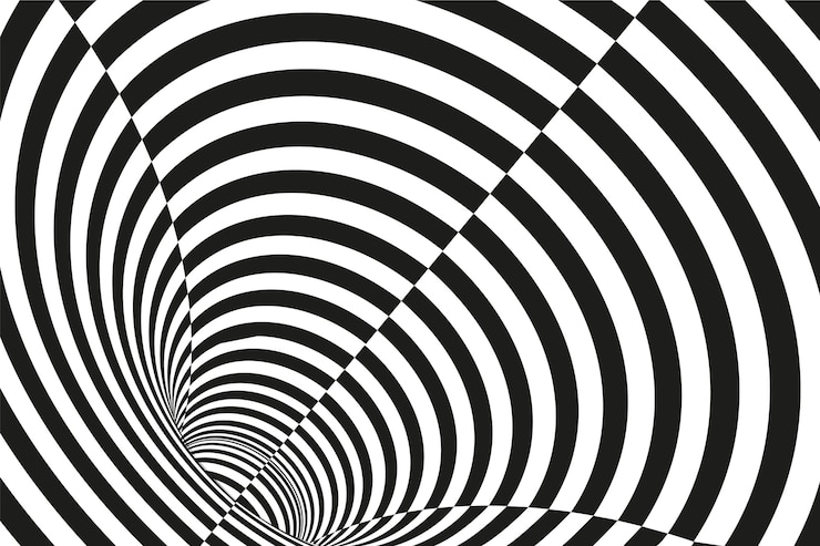 Vetor grátis fundo de círculo espiral de design plano