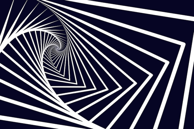 Vetor grátis fundo de círculo espiral de design plano