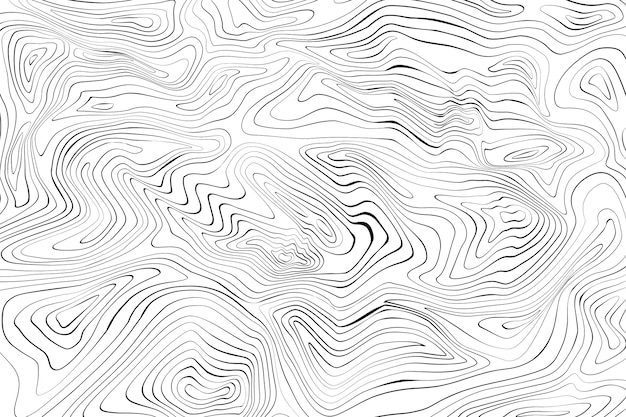 Fundo de contorno abstrato desenhado à mão