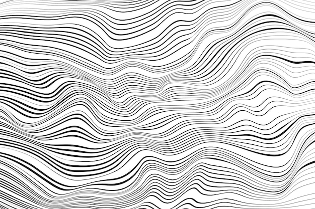 Vetor grátis fundo de contorno abstrato desenhado à mão