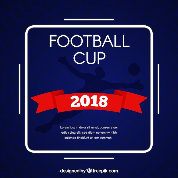 Fundo de copa do mundo de futebol de 2018