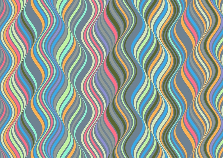Vetor grátis fundo de design abstrato com ondas coloridas