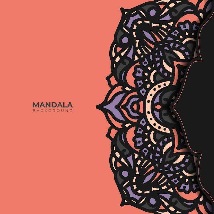 Vetor grátis fundo de design de mandala ornamental de luxo