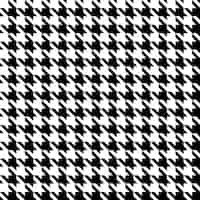 Vetor grátis fundo de design de padrão houndstooth em preto e branco