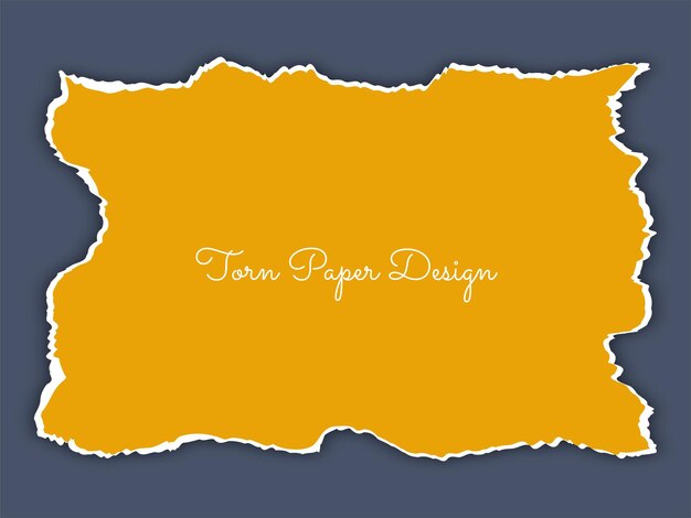 Fundo de design de pedaço de papel rasgado