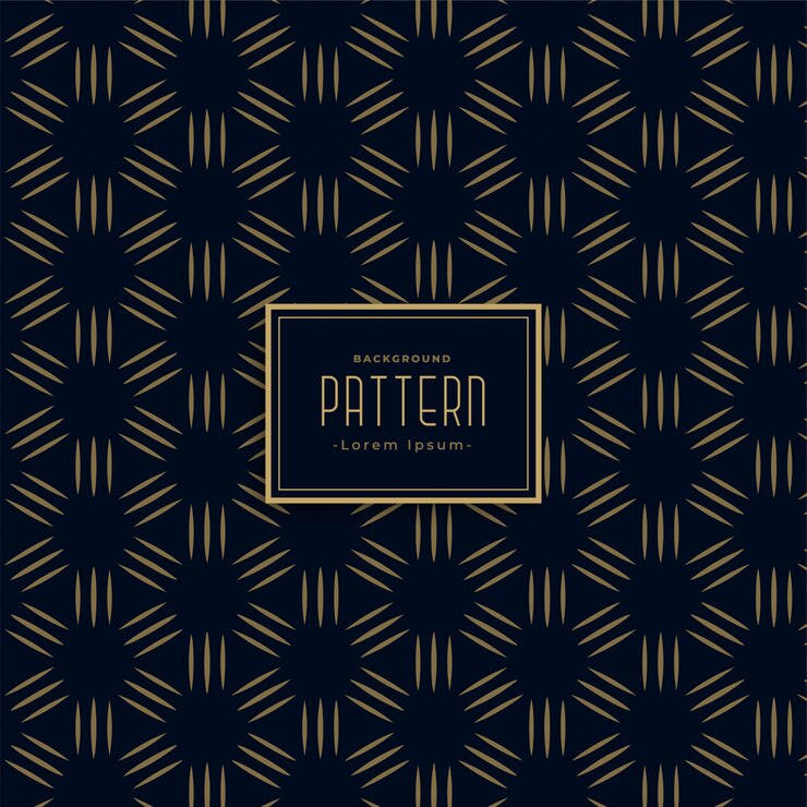 Vetor grátis fundo de design dourado escuro padrão