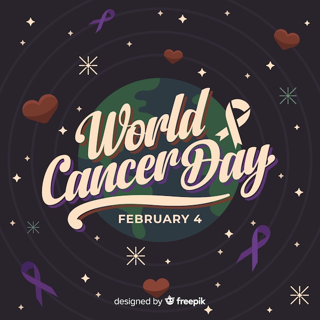 Fundo de dia mundial do câncer