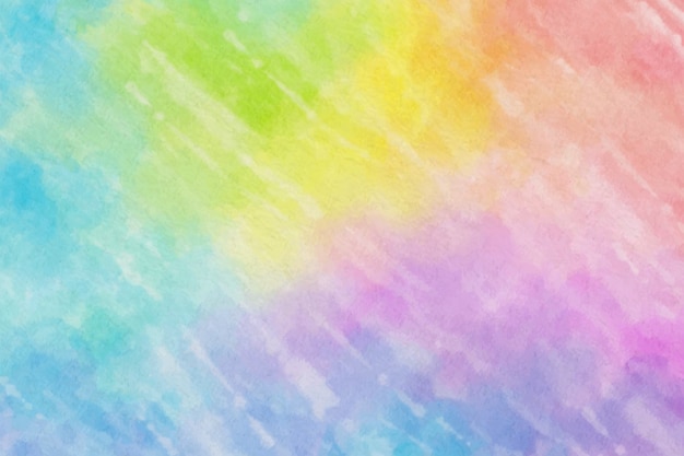 Fundo de efeito arco-íris aquarela