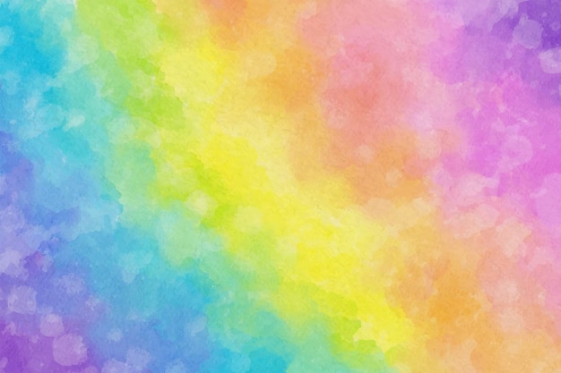 Fundo de efeito arco-íris aquarela