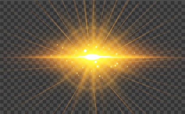 Fundo de efeito de reflexo de luz transparente