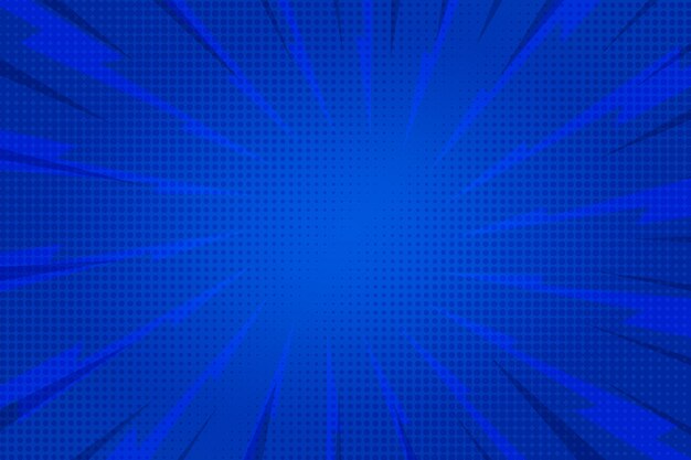 Fundo de efeito de zoom desenhado à mão