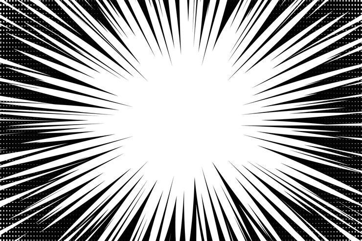 Vetor grátis fundo de efeito de zoom desenhado à mão