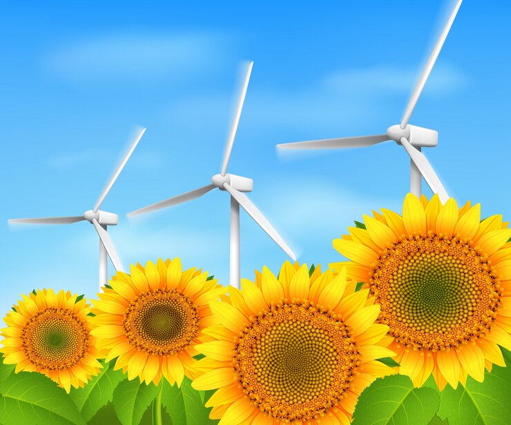 Vetor grátis fundo de energia verde