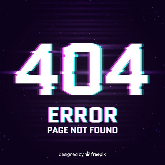 Fundo de erro 404