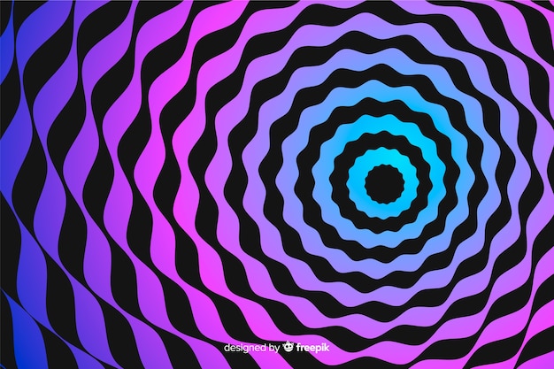 Fundo de espiral de efeito de ilusão