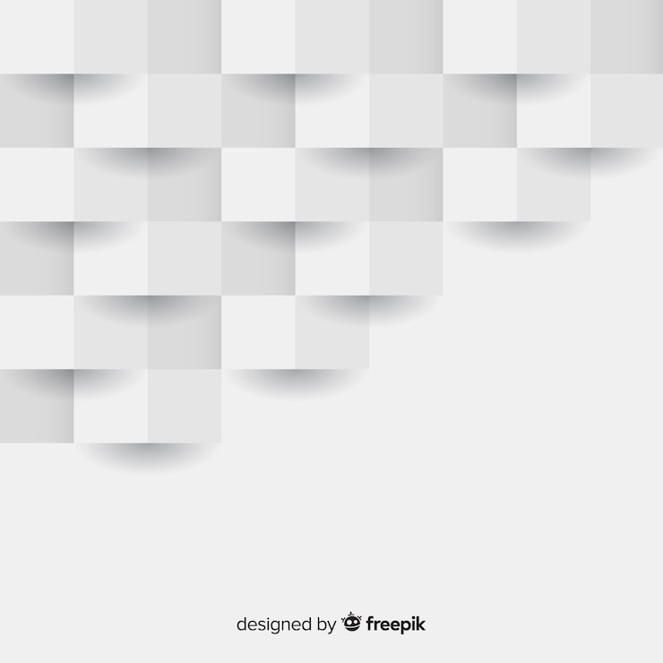 Vetor grátis fundo de estilo de papel 3d branco