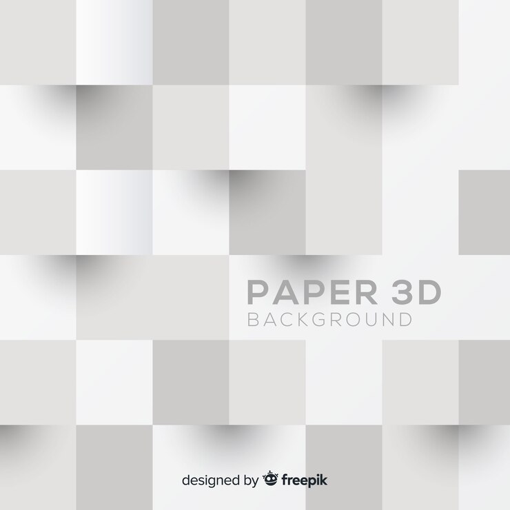 Vetor grátis fundo de estilo de papel tridimensional