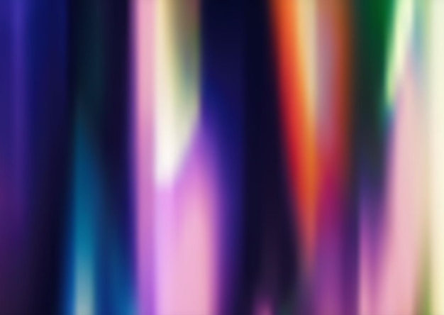Fundo de estilo holográfico abstrato com design de sobreposição colorida