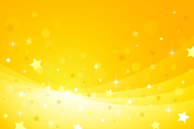 Vetor grátis fundo de estrela amarela em gradiente