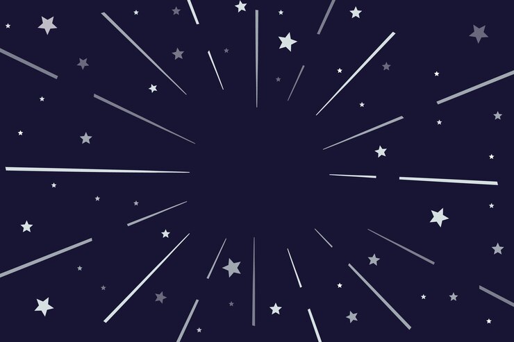 Vetor grátis fundo de estrelas prateadas de design plano