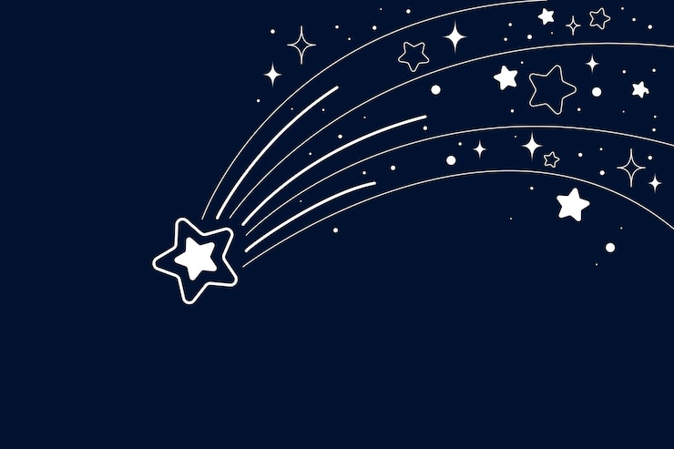 Vetor grátis fundo de estrelas prateadas de design plano