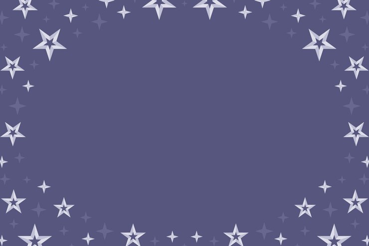 Vetor grátis fundo de estrelas prateadas de design plano