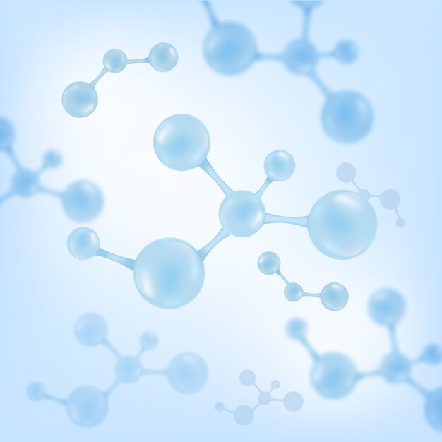 Fundo de estrutura molecular