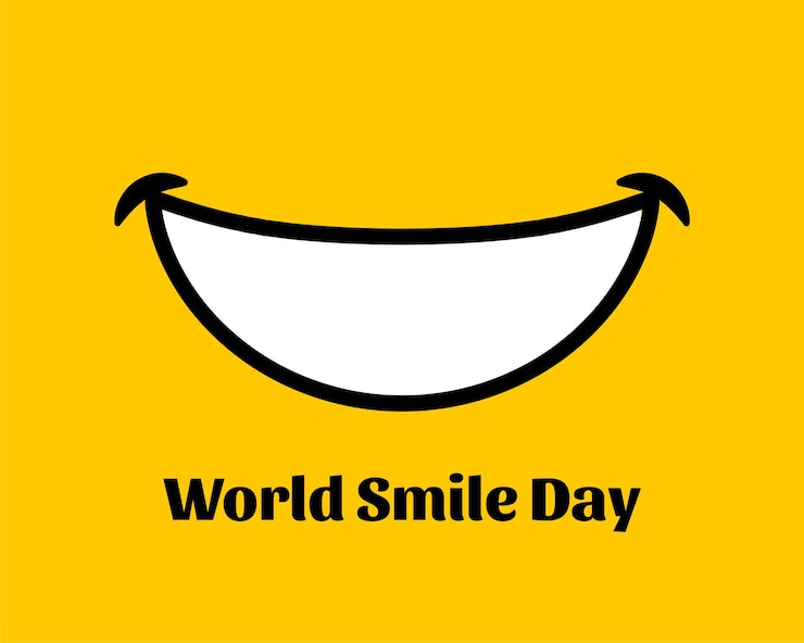 Vetor grátis fundo de felicidade do dia mundial do sorriso